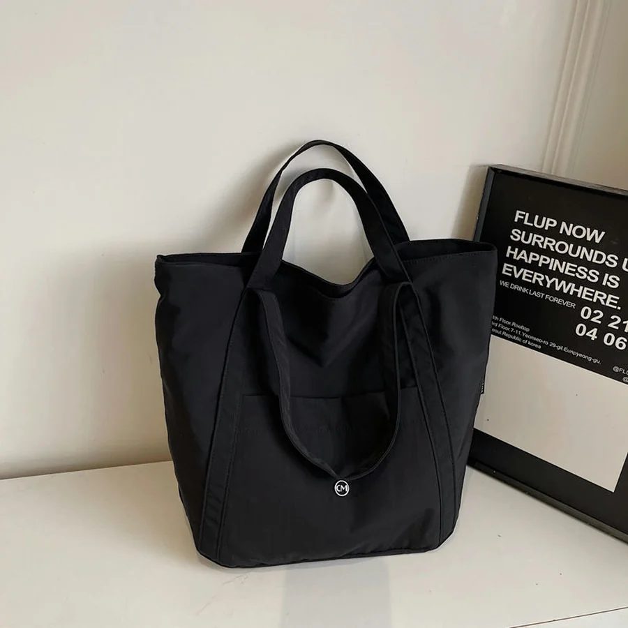 FH-107 — Шоппер с карманом на кнопке и основной молнией — Feima Bag