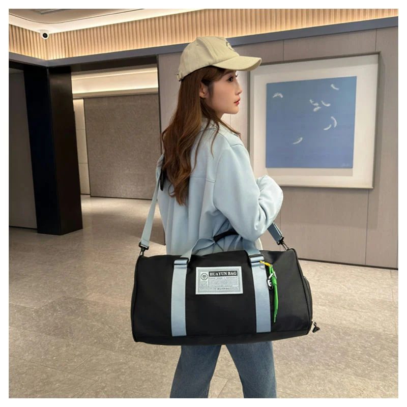 Travel Duffel with End Shoe Compartment FC-052 by Feima Bag