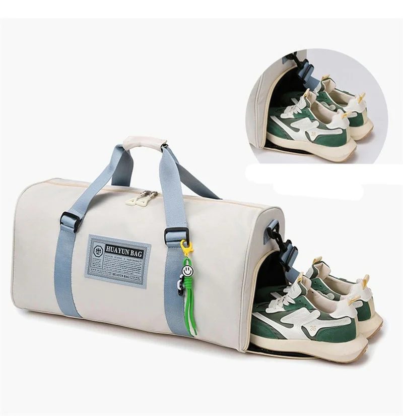 Travel Duffel with End Shoe Compartment FC-052 by Feima Bag