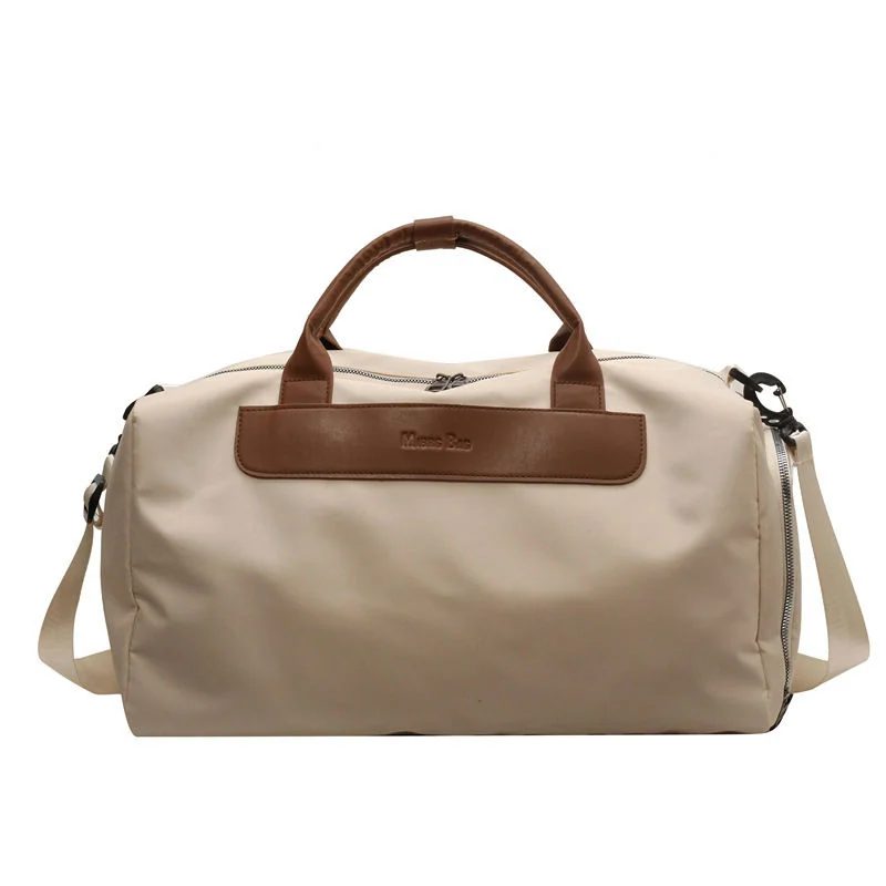 Travel Duffel with Contrast Handle Panels FC-063 by Feima Bag