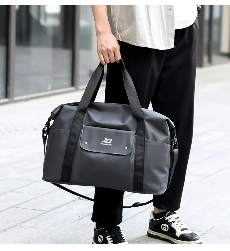 Tall Travel Tote with a Front Flap Pocket FC-077 by Feima Bag