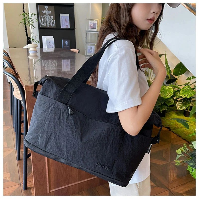 Expandable Travel Tote with Front Zip Pocket FC-083 by Feima Bag