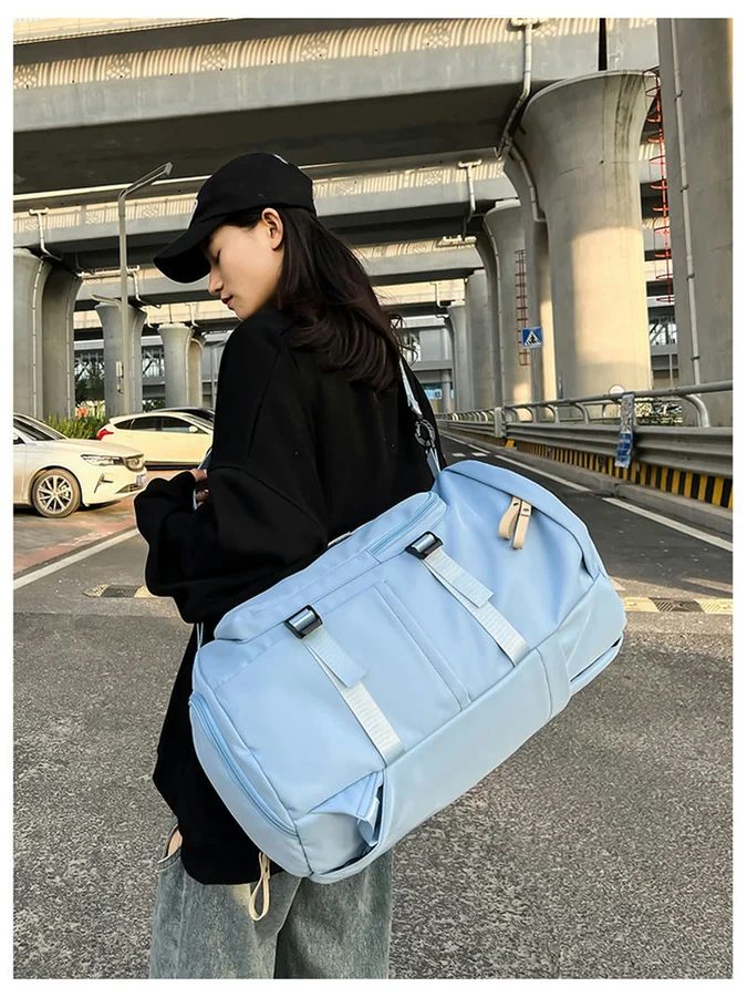 Convertible Travel Duffel with Front Zip Panel FC-085 by Feima Bag