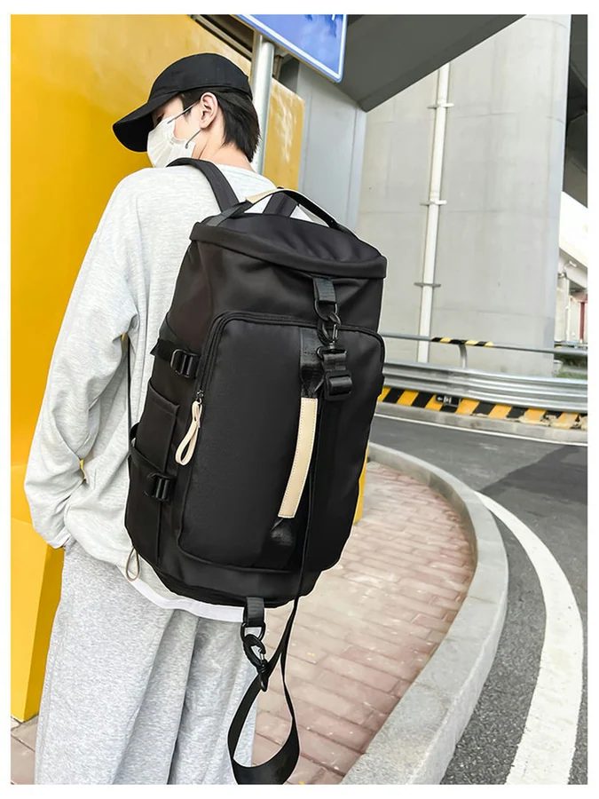 Convertible Travel Duffel with Front Zip Panel FC-085 by Feima Bag