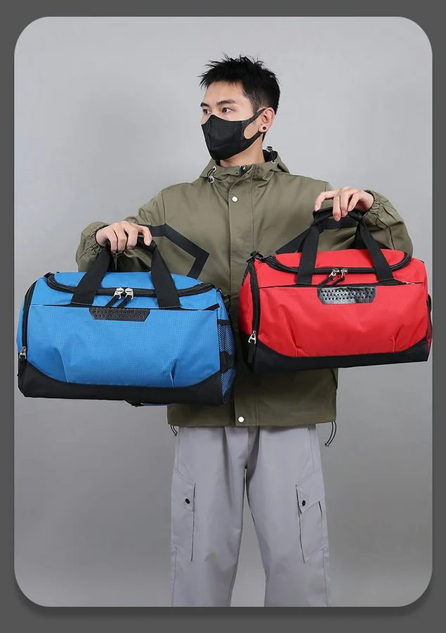 Two-Size Travel Duffel with Rear Luggage Band FC-104 by Feima Bag