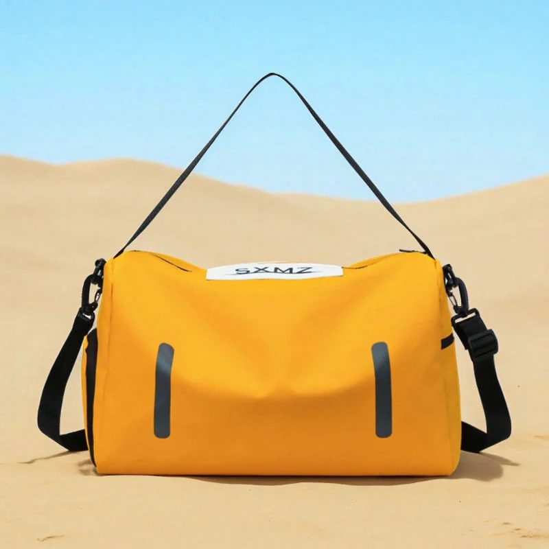 Travel Duffel with Front Mat Straps and ID Window FC-106 by Feima Bag