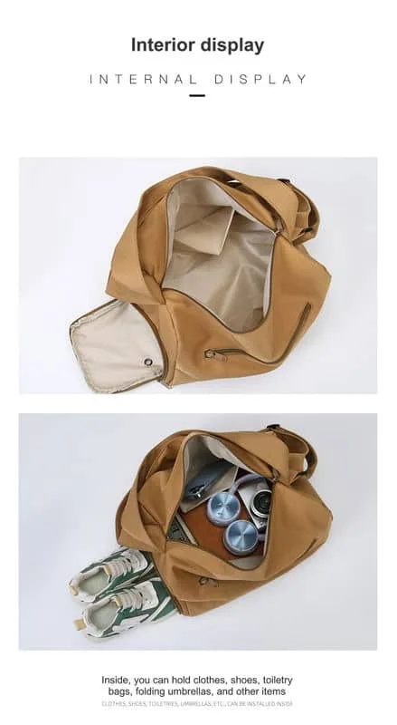 Rectangular Travel Bag with End Compartment FKC-004 by Feima Bag