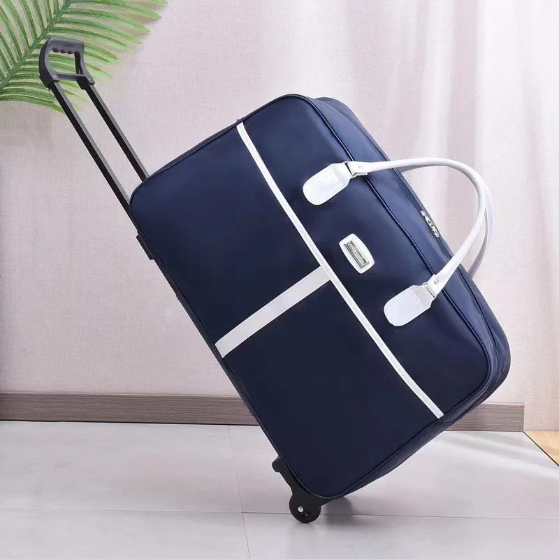 Rolling travel bag with contrasting trim FTC-003 by Feima Bag