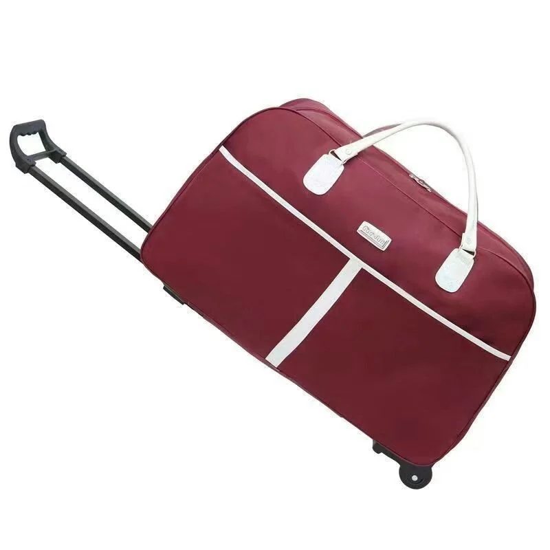 Rolling travel bag with contrasting trim FTC-003 by Feima Bag