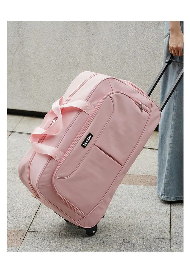 Rolling Travel Bag with Front Zip Pocket FTC-006 by Feima Bag
