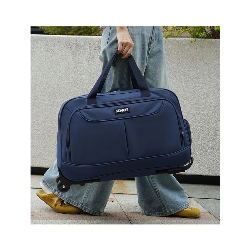 Rolling Travel Bag with Front Zip Pocket FTC-006 by Feima Bag