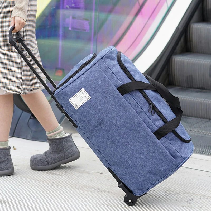 Rolling Duffel Bag with Trolley Handle FTC-007 by Feima Bag