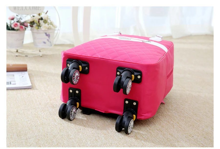 Quilted Rolling Travel Bag FTC-008 by Feima Bag