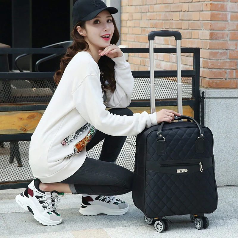Quilted Rolling Travel Bag FTC-008 by Feima Bag