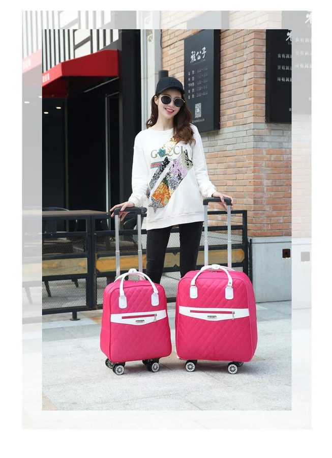 Quilted Rolling Travel Bag FTC-008 by Feima Bag
